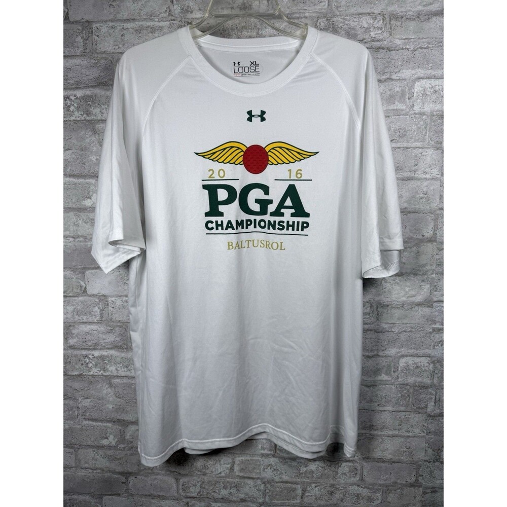 Under Armour PGA Championship Baltusrol 2016 Golf Shirt White Size XL